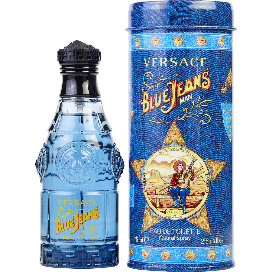 Versace Blue Jeans Eau De Toilette For Men 75ml